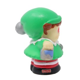 Fisher-Price Replacement Part for Collectible Little People Holiday Christmas Village Playset 77621 - Replacement Santa's Helper Elf Dressed in Green