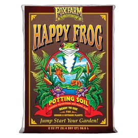 Foxfarm FX14047 + FX14053 Happy Frog Potting Soil Mix and Ocean Forest 6.3-6.8 pH Garden Potting Soil Mix for Nurturing Plants, (2 Pack)