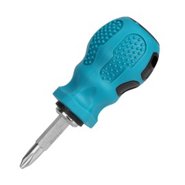 Purpose Screwdriver, Mini Magnetic Cross Slot Bits Screwdriver Two Purpose Screwdriver 2-Way Screwdriver for Narrow Space Working