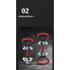 LMS DATA Adjustable Kettlebell Handles for Weight Plates – Converts