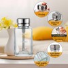 Lallisa 2 Pcs 6 Oz/ 180 ml Clear Pump Dispenser