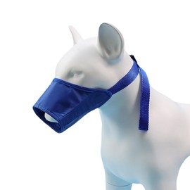 Dog Muzzle Soft and Breathable Prevents Barking, Chewing and Biting Allows Panting and Drinking Pet Supplies for Small, Medium and Large Dogs Suitable for outings, walks, training (7# 9.45in,Blue)
