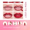 Fovcos 2-in-1 Lip Crayon, lip liner, Lip Liner Pencil, Slim