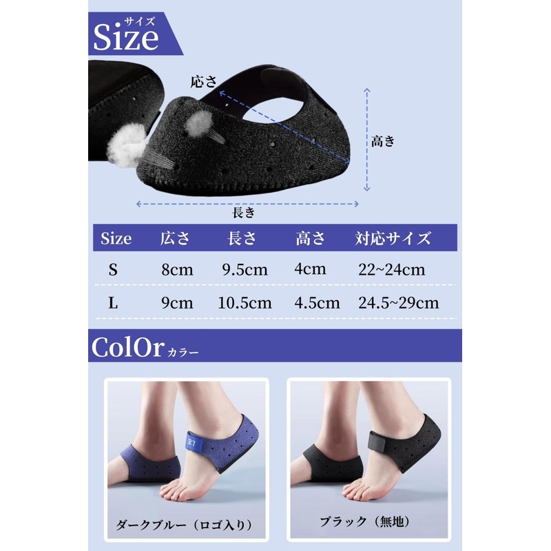 Heel Supporter, Thin, Heel Cushion, For Standing Work, Shock Absorption,