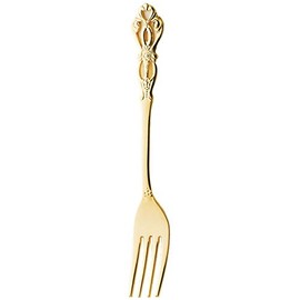Takakuwa Metal Rune Dessert Fork, Gold, 406432