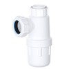 Universal Bottle Trap 32mm 1-1/4" with Anti-Slip Ring, Kitchen Sink