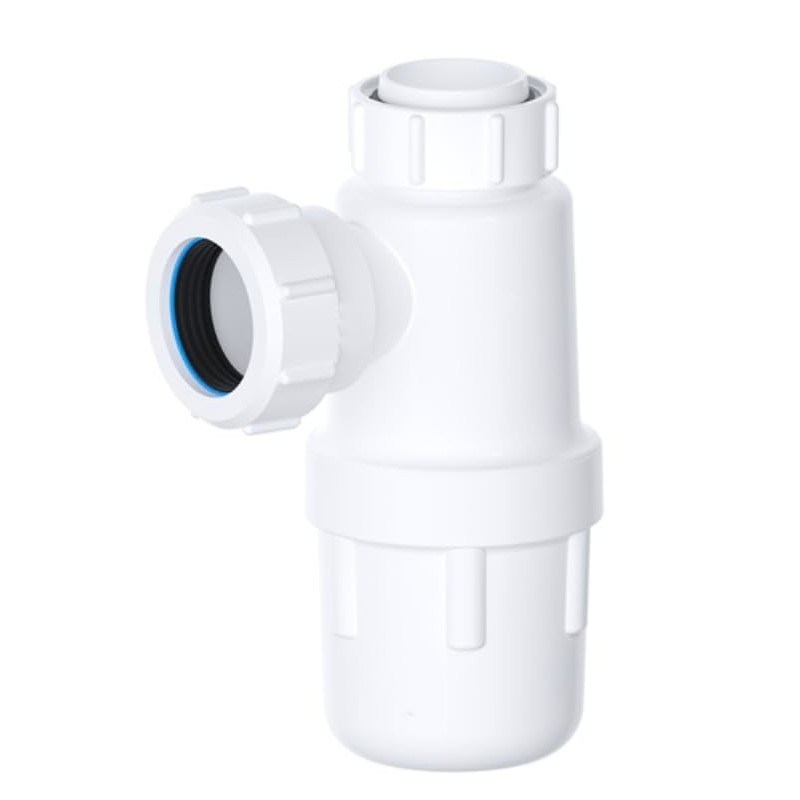 Universal Bottle Trap 32mm 1-1/4" with Anti-Slip Ring, Kitchen Sink