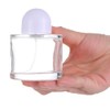 Enslz 100ML/3.4OZ Refillable Cosmetic Spray Bottle, Empty Glass Perfume Bottle