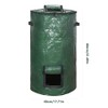 mizikuu Stand Up Composter, 120L Quick Composter with Lid and