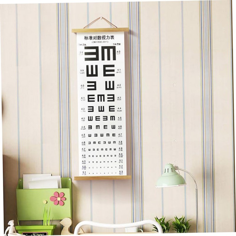 CHILDWEET Wall Eye Chart Boys and Girls Eye Testing Visual