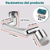 1080° Aireador Extensor de Grifo Giratorio, Grifo de Filtro de