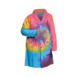 United Scientific Supplies LBCTLG Tie Dye Lab Coats, Large
