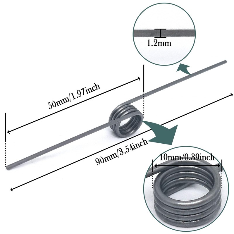 Tiny Spring Steel Torsion Spring,180 Degree Springs,Mechanical Small Torsion Spring,Compression