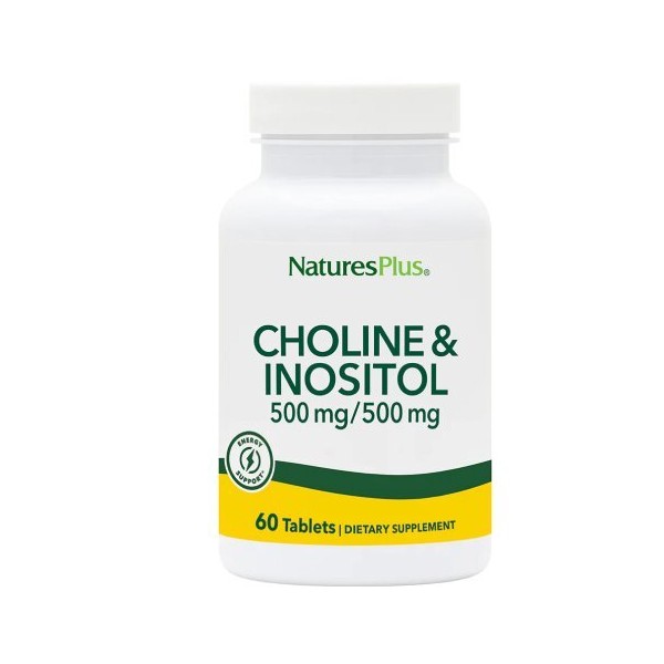 Nature's Plus Choline-Inositol 500mg, 60Tabs