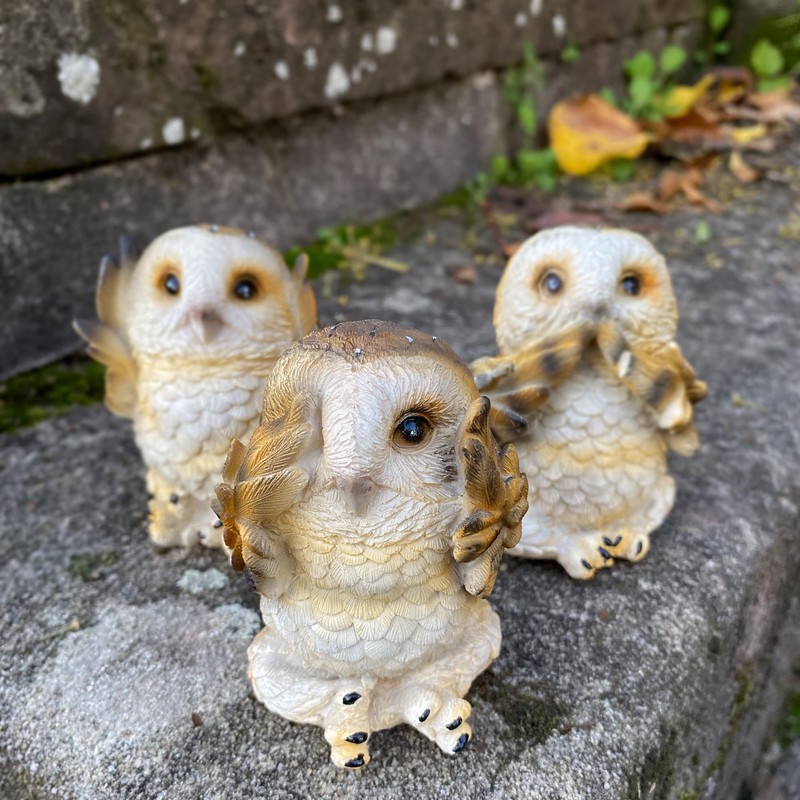 Objectz - Three Little Owls - Hear Nothing See Say