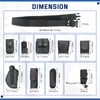 DASBET 10 in 1 Police Tactical Belt Security Guard Belt