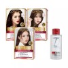 L'Oreal Paris 로레알파리 엑셀랑스 크림 염모제 3개 + 랜덤 제품 100ml [6.54호] L'Oreal Paris Excellence Cream Hair Color 3 Pack + Random Product 100ml [6.54]