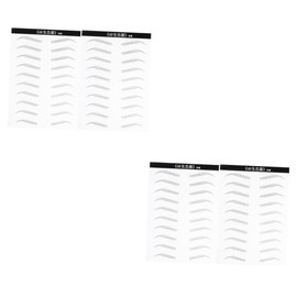 Baluue 2sets Eyebrow Sticker Kit Realistic Artificial Eyebrows Waterproof Easy Application Enhance Your Look for Women 2sheets*2