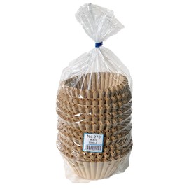 Strix Design Unbleached Coffee Filters, Tatero Paper, 250 Pieces, Unbleached, Brown, 27 cm, Commercial Use, No. 270 SG-058
