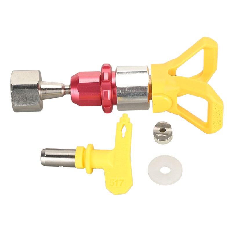 Spray Tip Guard Nozzle Base Swivel Aluminium Alloy Spray Guide