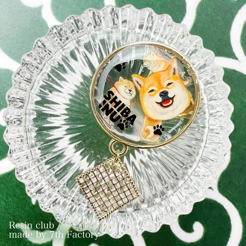 Resin Club Resin Material "Shiba Inu Double-Sided RC-SHI-101"
