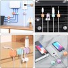 Cord Ogranizer, 6PC Cable Clips Self-Adhesive Magnetic Cord Holder Clip,