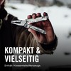 LEATHERMAN Rev, Compact Multi-tool with Package Opener and Screwdrivers, LT832136