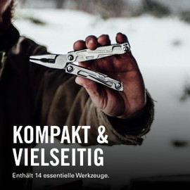 LEATHERMAN Rev, Compact Multi-tool with Package Opener and Screwdrivers, LT832136