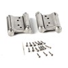 Roberee 2Pcs 3'' Inch Stainless Steel Double Action Spring Hinge
