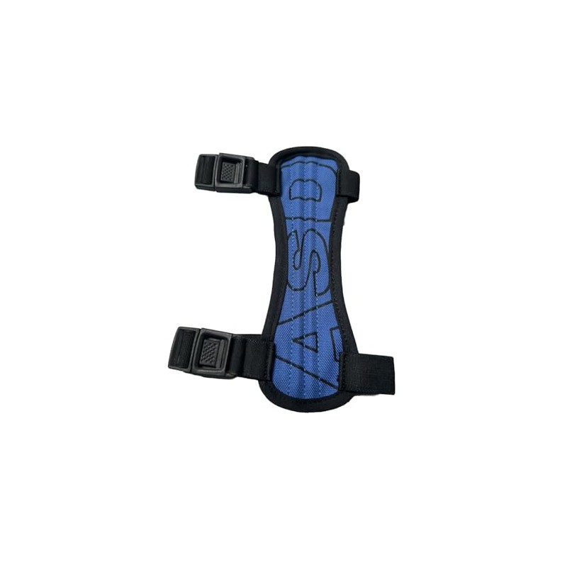 Archery Arm Guard. 17CM X 6CM. BLUE. 2 STRAP