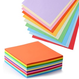 100 Sheets of A4 Coloured Paper in 10 Assorted Hues - Ideal for DIY Arts & Crafts, Paper Cutting, Drawing, and Colorful Origami