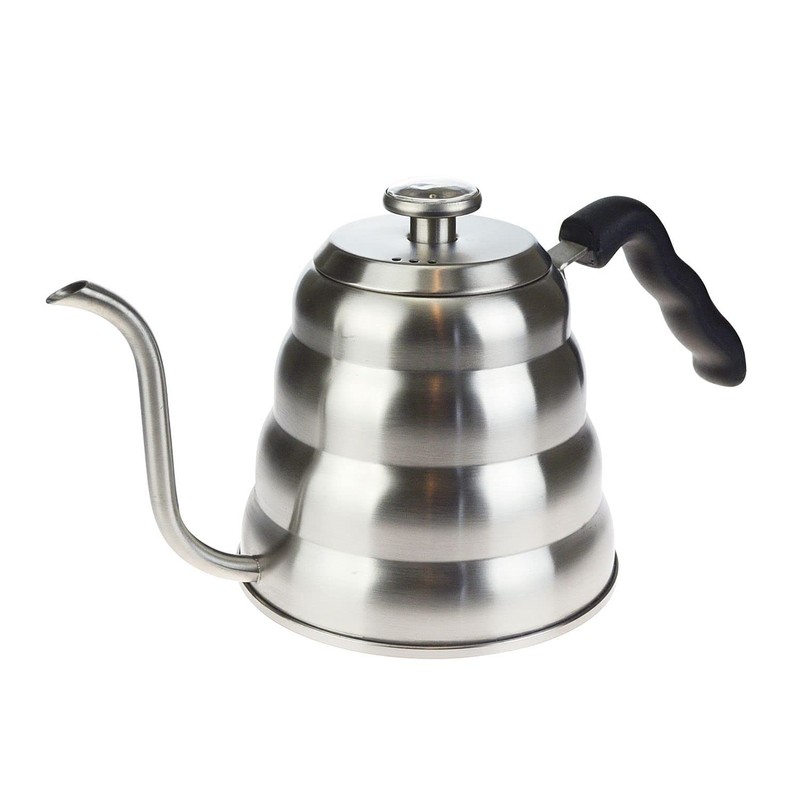 Coffee Culture Stainless Steel 1.2L Pour Over Kettle, Silver, CC-POK1200
