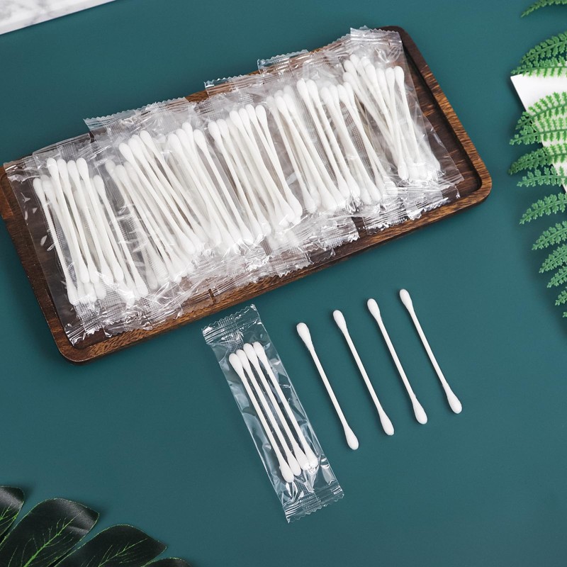 100 Pack Cotton Swabs, Individually Wrapped Cotton Swab, Individually Wrapped