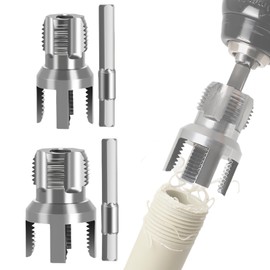 Integrated Internal & External Pipe Threading Tool, 2025 New CR-V Chromium Vanadium Steel Edition, for 1/2'' & 3/4'' Pipes, Electric Drill Compatible Kit (1/2'' + 3/4'')