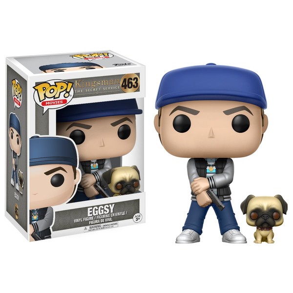 Funko POP Movies Kingsman Eggsy with JB Action Figure
