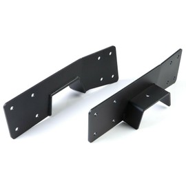 OKOVO for Chevy for Silverado 1500 for Silverado 1500 Classic,for GMC for Sierra 1500 for Sierra 1500 Classic Steel Rear Axle Lowering C Notch Flip Kit Black Powder Coat Mounting Hardware