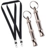 MBUYGYUO 2 Pcs Ultrasonic Training Whistle Dog Whistle for Recall