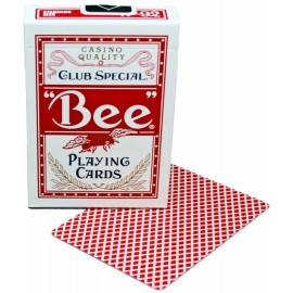 Bee "Bee" Diamond® Back - Standard Index Playing Cards, Single Deck (Red), *NEW*