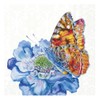 'IHR Napkin Graceful Butterfly 33 x 33 cm, Pack of