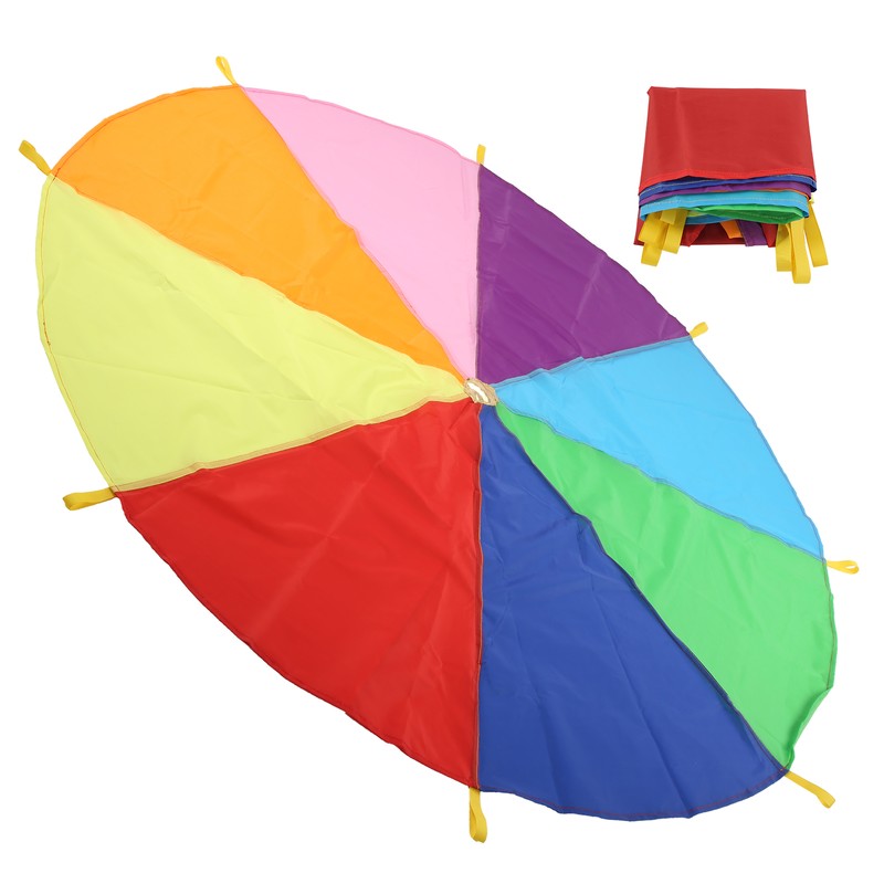 Early Education Equipment MultiFunction Colorful Parachute Game for Group Cooperation(4m