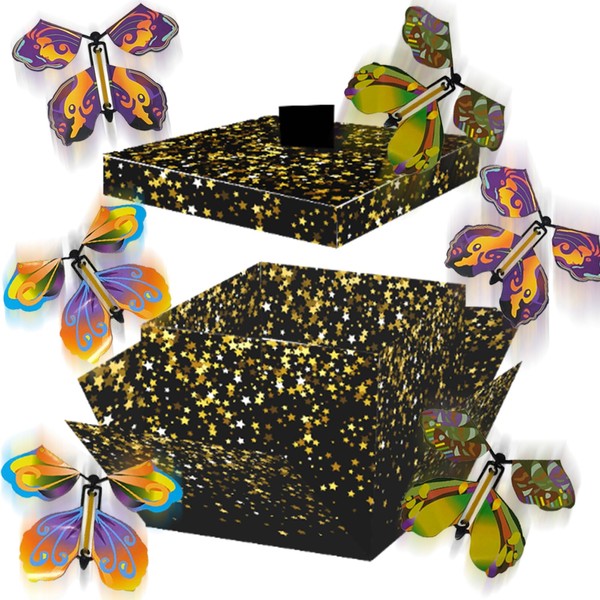 WUEURU WUEURU Flying Butterfly Surprise Box Exploding Gifts Box with