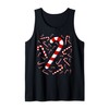 Candy Cane Candy Costume Stick Peppermint Flavor Christmas Tank Top
