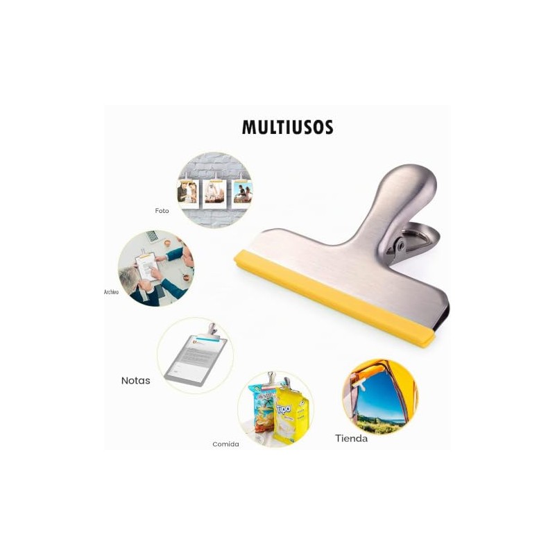 U Chef Set de 12 Clips para Bolsas Cubiertos de