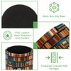 EUYJKMSXC Pencil Holder, Pencil Cup Holder for Desk, PVC Leather