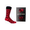 Love Sock Company Organic Cotton Fun Stripes Red Black Dress