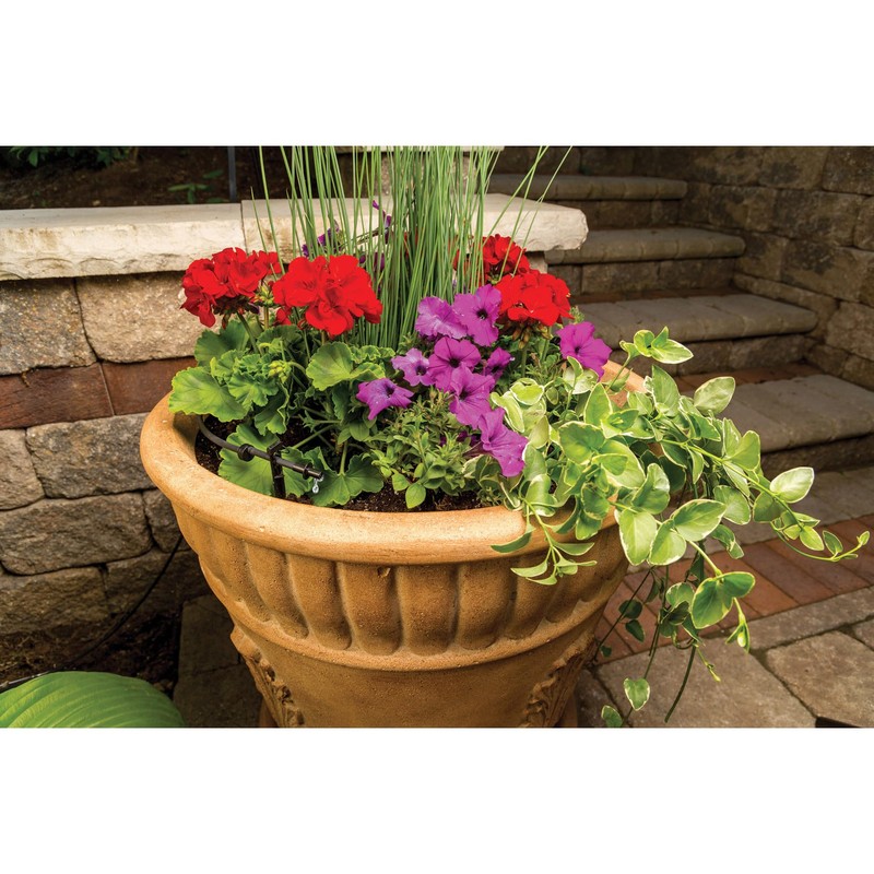 Rain Bird LNDDRIPKIT Drip Irrigation Landscape/Garden Watering Kit with Drippers,