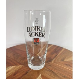 Dinkelacker Dinkel Acker Stuttgart Germany Pint Beer Glass .5L