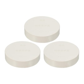 YOKIVE 3 Pcs End Caps, PVC Round Tube Insert End Cap Replacement, Great for Garden Irrigation, Water System (White, for 89mm ID)
