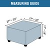 H.VERSAILTEX Square Ottoman Covers Ottoman Slipcover Square Footstool Protector Covers
