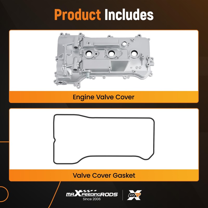 maXpeedingrods Aluminum Valve Cover for Toyota Sienna Camry Highlander Venza